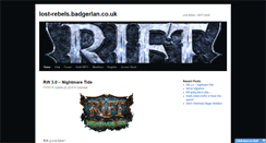 Desktop Screenshot of lost-rebels.badgerlan.co.uk